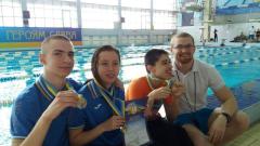  Дев’ять медалей привезли наші плавці з Чемпіонату України серед спортсменів з обмеженими фізичними можливостями 