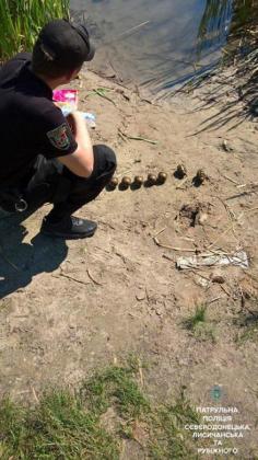 На Парковом озере полицейские обнаружили боеприпасы
