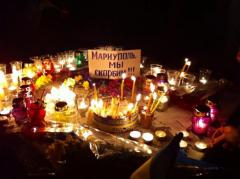 В Северодонецке прошел митинг-реквием в честь погибших мирных граждан