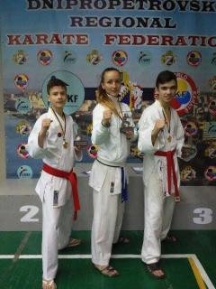 Карина Янчук завоювала дві медалі на Всеукраїнських першостях з карате