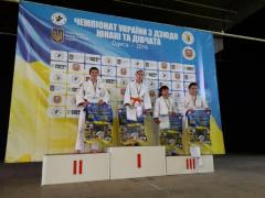 Результаты выступления наших спортсменов на Чемпионатах Украины по дзюдо