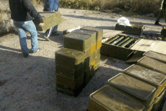В Лисичанске обнаружили схрон оружия и боеприпасов