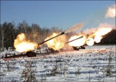 Под Луганском боевики устроили артиллерийское стрельбище