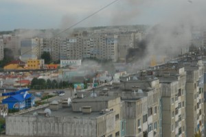 Луганск. Обстрели террористами квартала Мирный