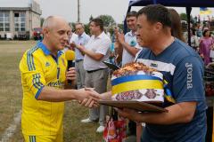 У Попасній відбувся дружній матч між ветеранами футболу міста та ветеранами збірної України