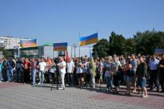 В Лисичанске шахтеры вышли на акцию протеста 